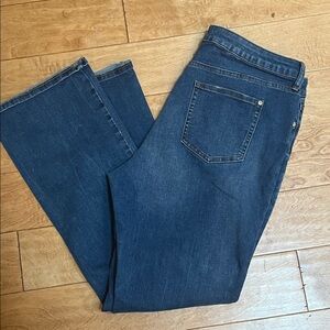 Jennifer Lopez Dark Blue Straight Leg Jeans